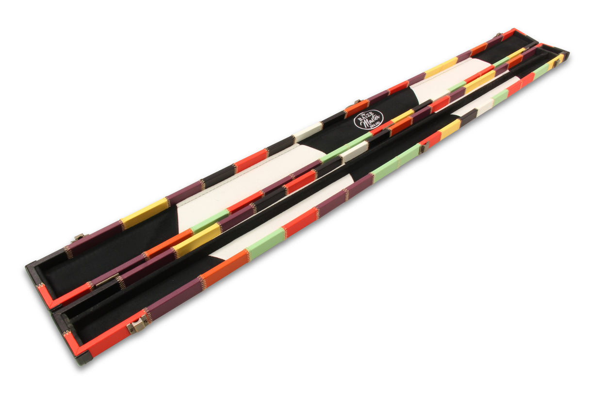 Baize Master 3/4 Deluxe PATCH Snooker Pool Cue Case with Plastic Ends