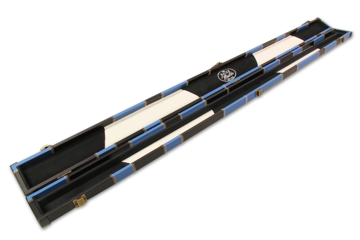 Baize Master 3/4 Deluxe PATCH Snooker Pool Cue Case with Plastic Ends