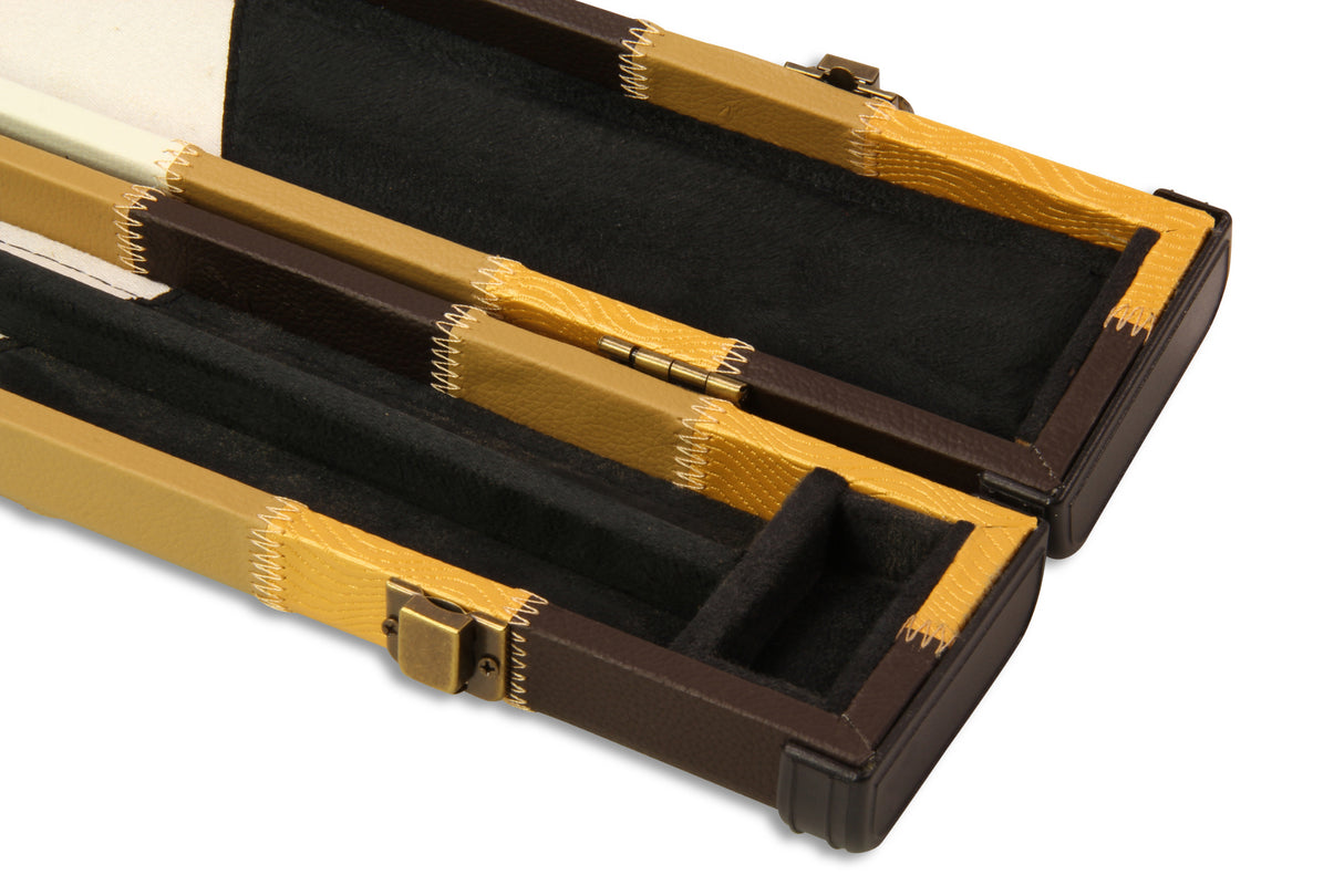 Baize Master 3/4 Deluxe PATCH Snooker Pool Cue Case with Plastic Ends