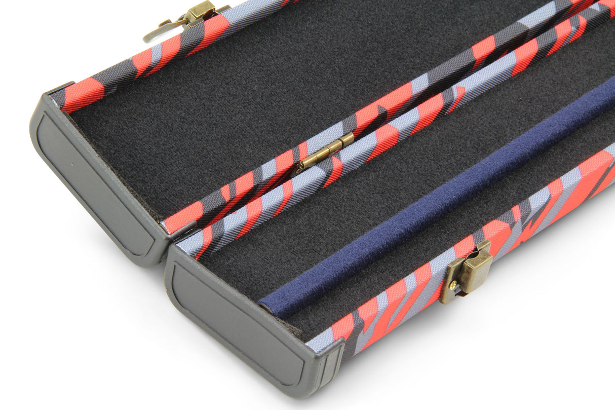 POSTMODERN 3/4 Hard Snooker Pool Cue Case Tough Plastic Ends