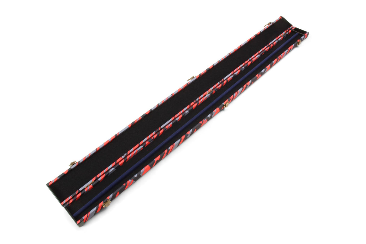 POSTMODERN 3/4 Hard Snooker Pool Cue Case Tough Plastic Ends