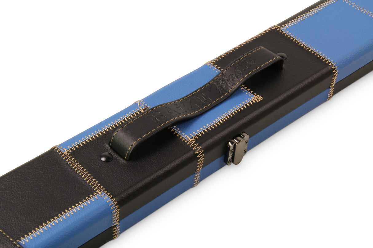 Baize Master 3/4 Luxury PATCH Snooker Pool Cue Case with Round Corners and Straps