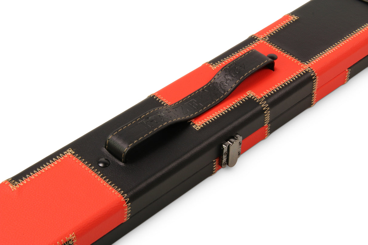 Baize Master 3/4 Luxury PATCH Snooker Pool Cue Case with Round Corners and Straps