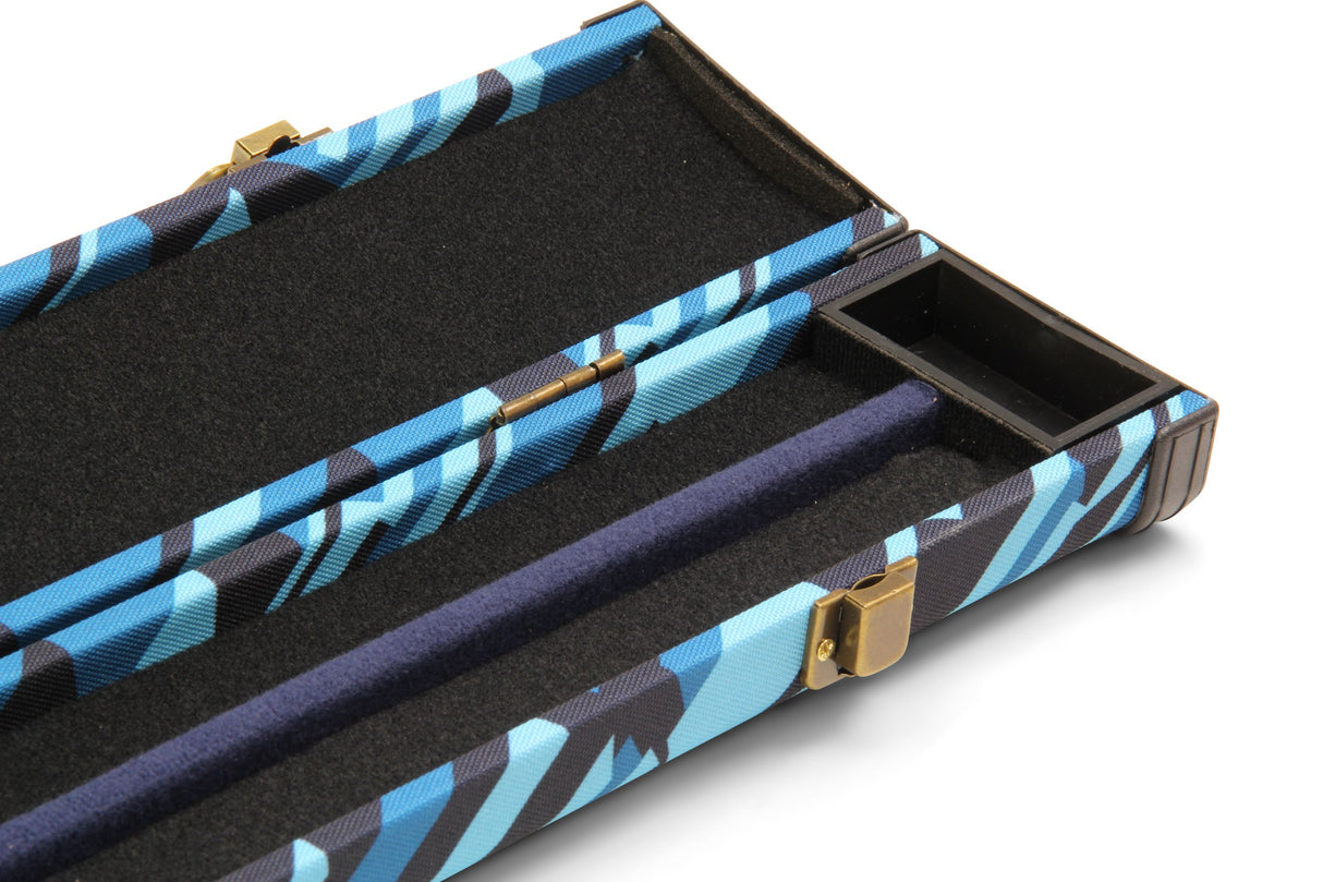 POSTMODERN 3/4 Hard Snooker Pool Cue Case Tough Plastic Ends