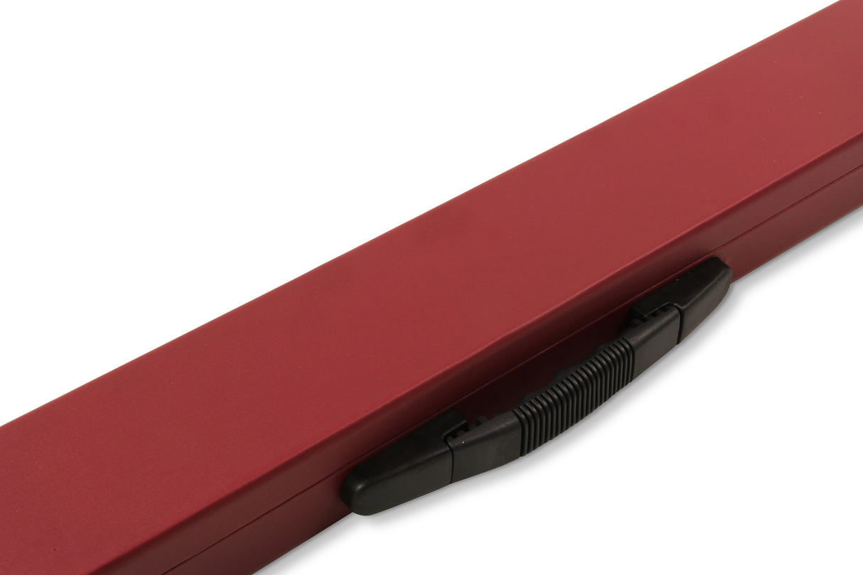 2 Piece Snooker Pool Cue Case with Reinforced Corners and Chalk Compartment