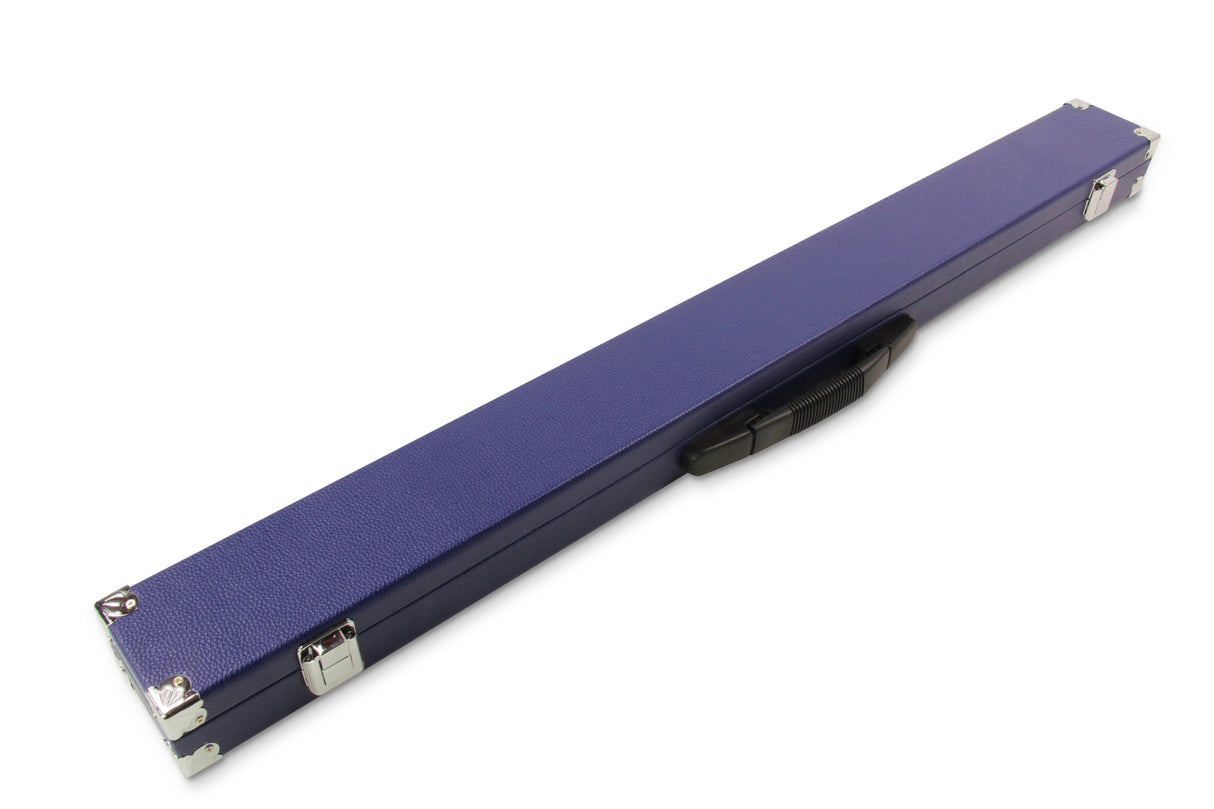 2 Piece Snooker Pool Cue Case with Reinforced Corners and Chalk Compartment