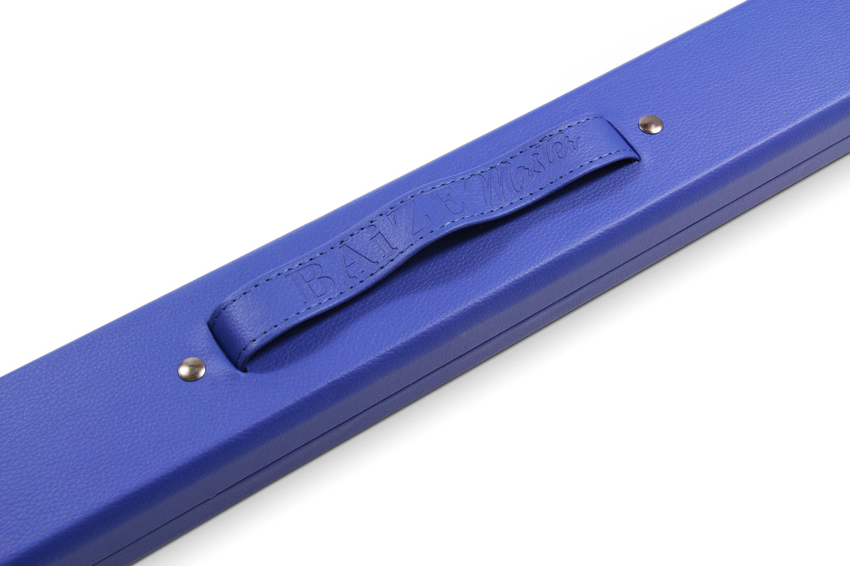 Baize Master 2 Piece Deluxe Snooker Pool Cue Case with Plastic Ends - Coloured Interior