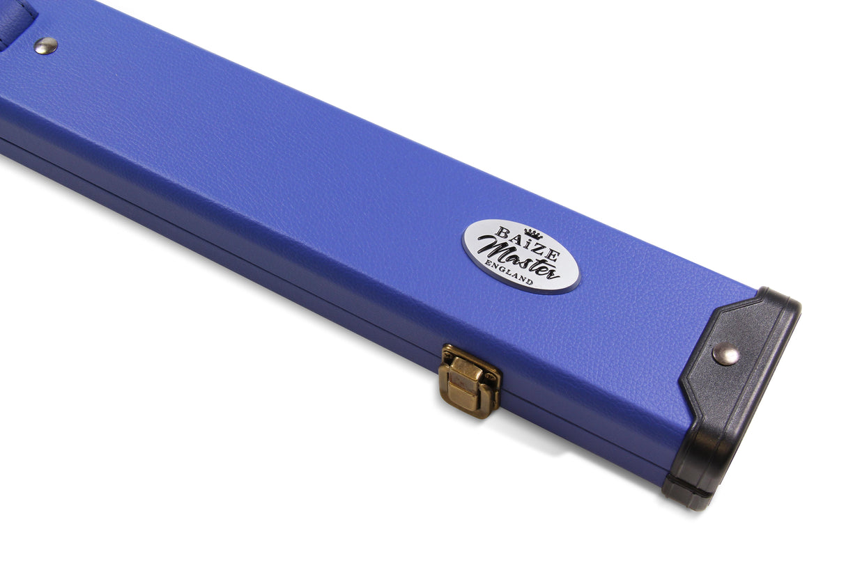 Baize Master 2 Piece Deluxe Snooker Pool Cue Case with Plastic Ends - Coloured Interior