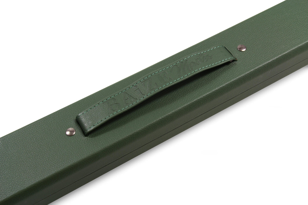 Baize Master 2 Piece Deluxe Snooker Pool Cue Case with Plastic Ends - Coloured Interior