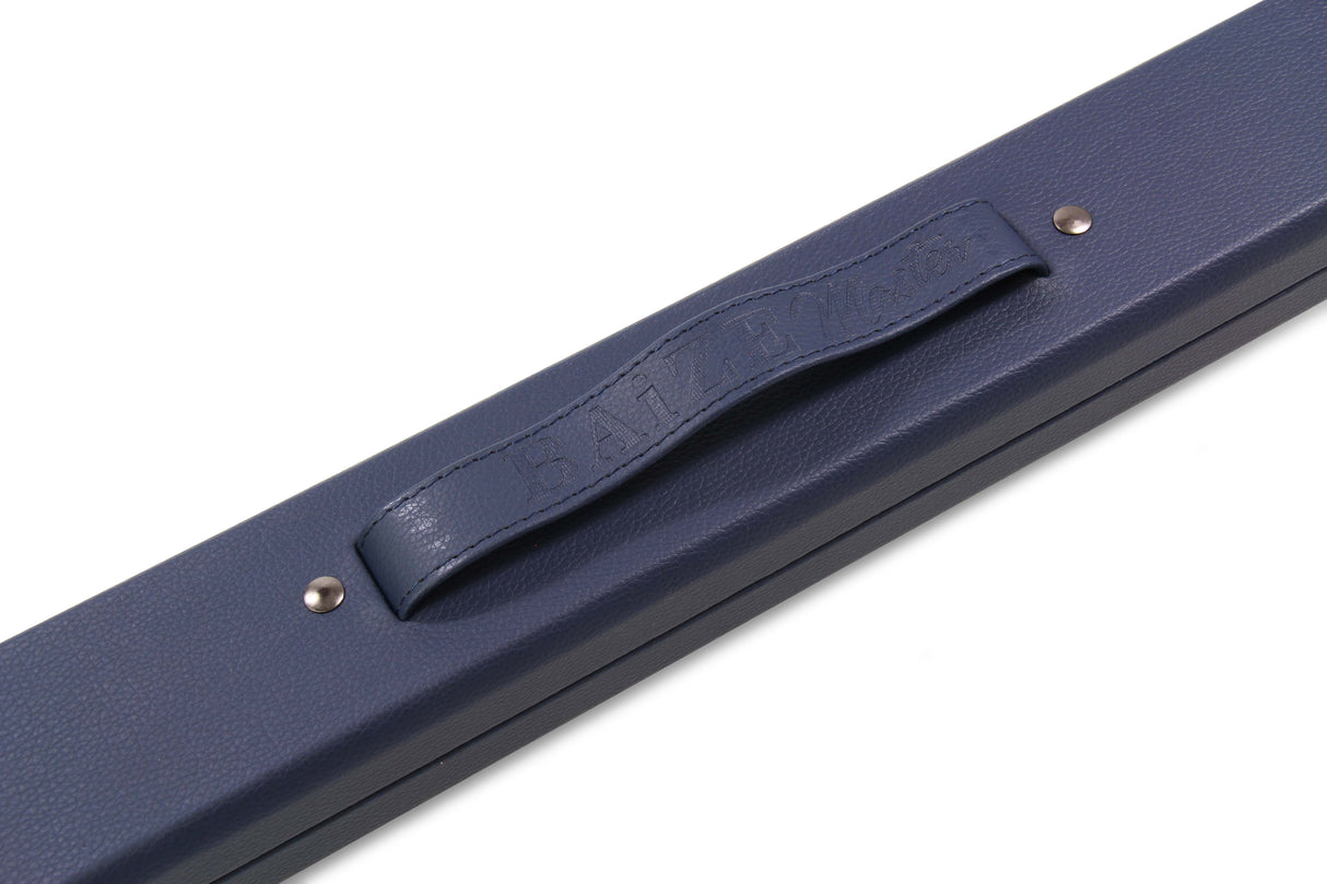 Baize Master 2 Piece Deluxe Snooker Pool Cue Case with Plastic Ends - Coloured Interior