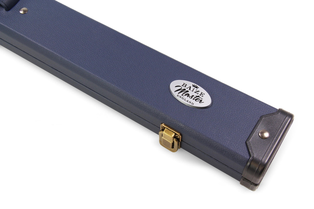Baize Master 2 Piece Deluxe Snooker Pool Cue Case with Plastic Ends - Coloured Interior