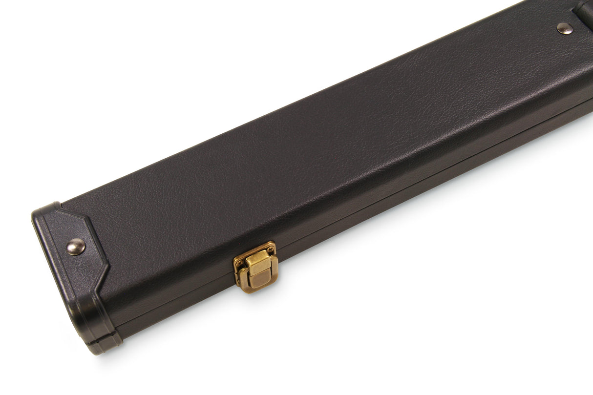 Baize Master 2 Piece Deluxe Snooker Pool Cue Case with Plastic Ends - Coloured Interior