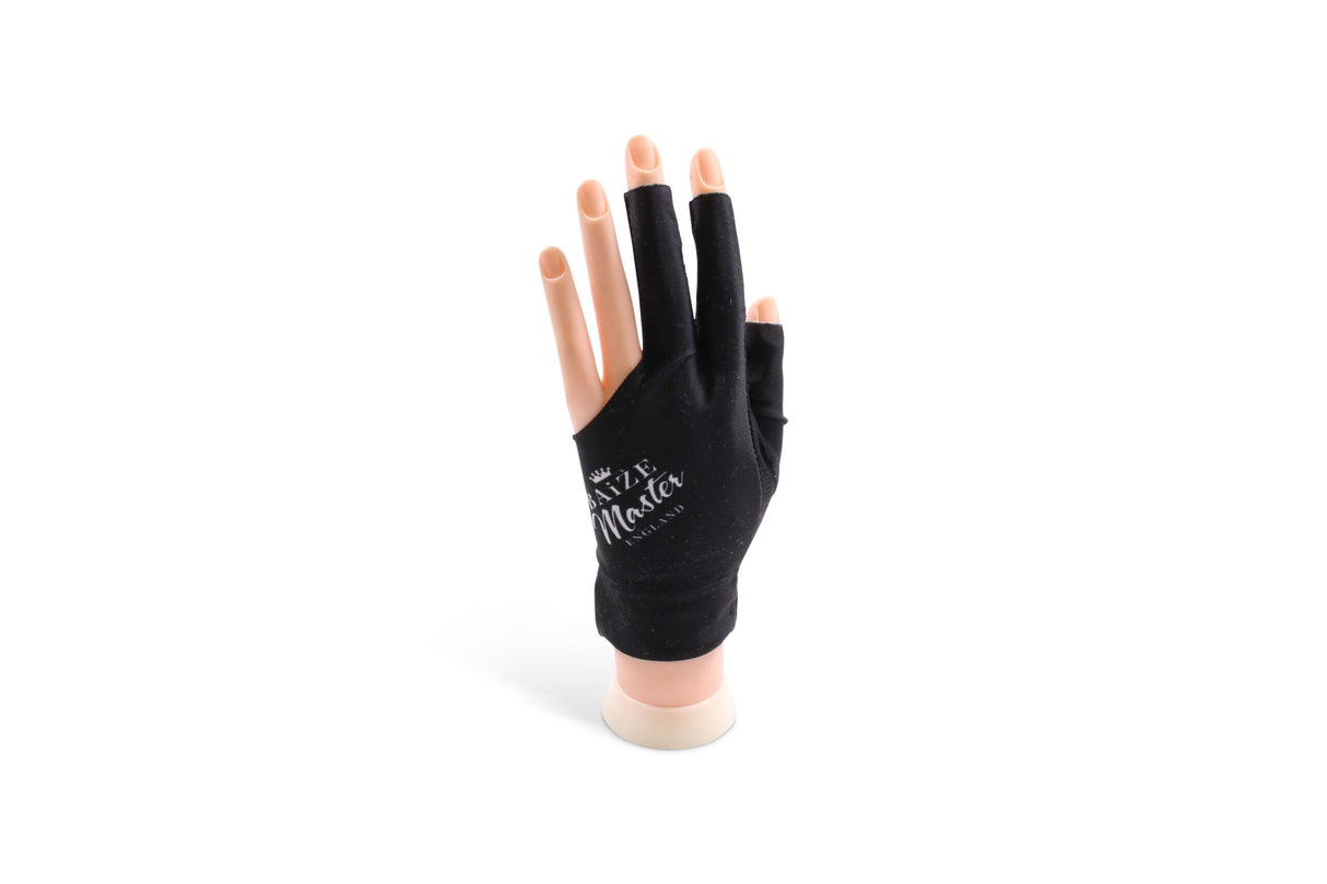 BAIZE MASTER Professional Three-Finger Snooker Pool Cueing Glove - For a Smoother Cue Action - Left Hand