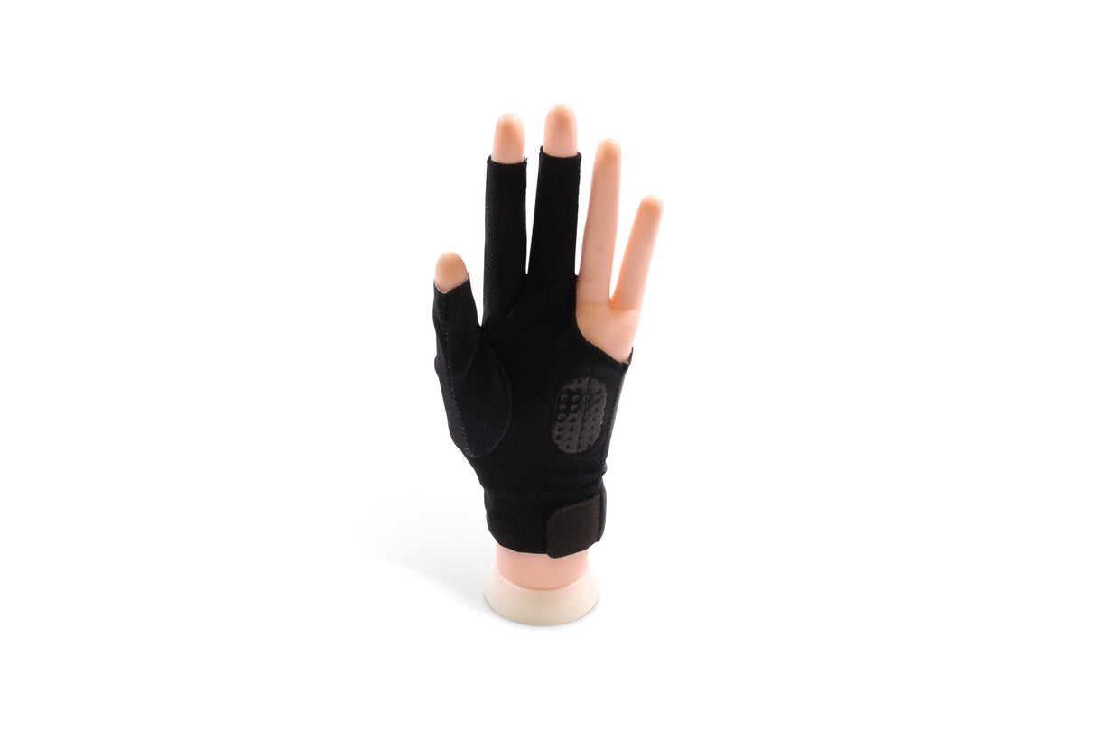 BAIZE MASTER Professional Three-Finger Snooker Pool Cueing Glove - For a Smoother Cue Action - Left Hand