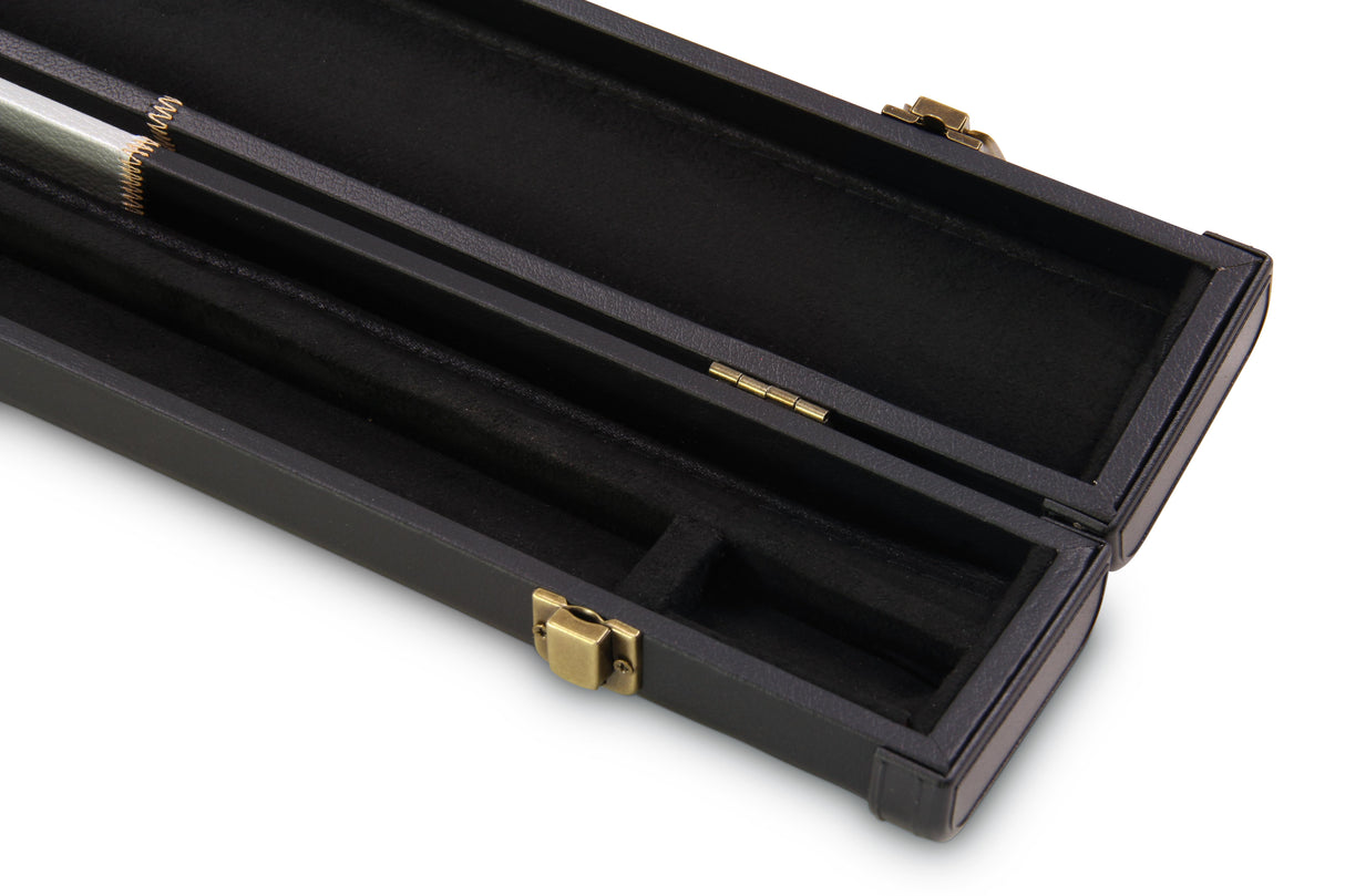 Deluxe 3/4 CHEQUERED Cue Case with Plastic Ends and Horizontal Chalk Compartment