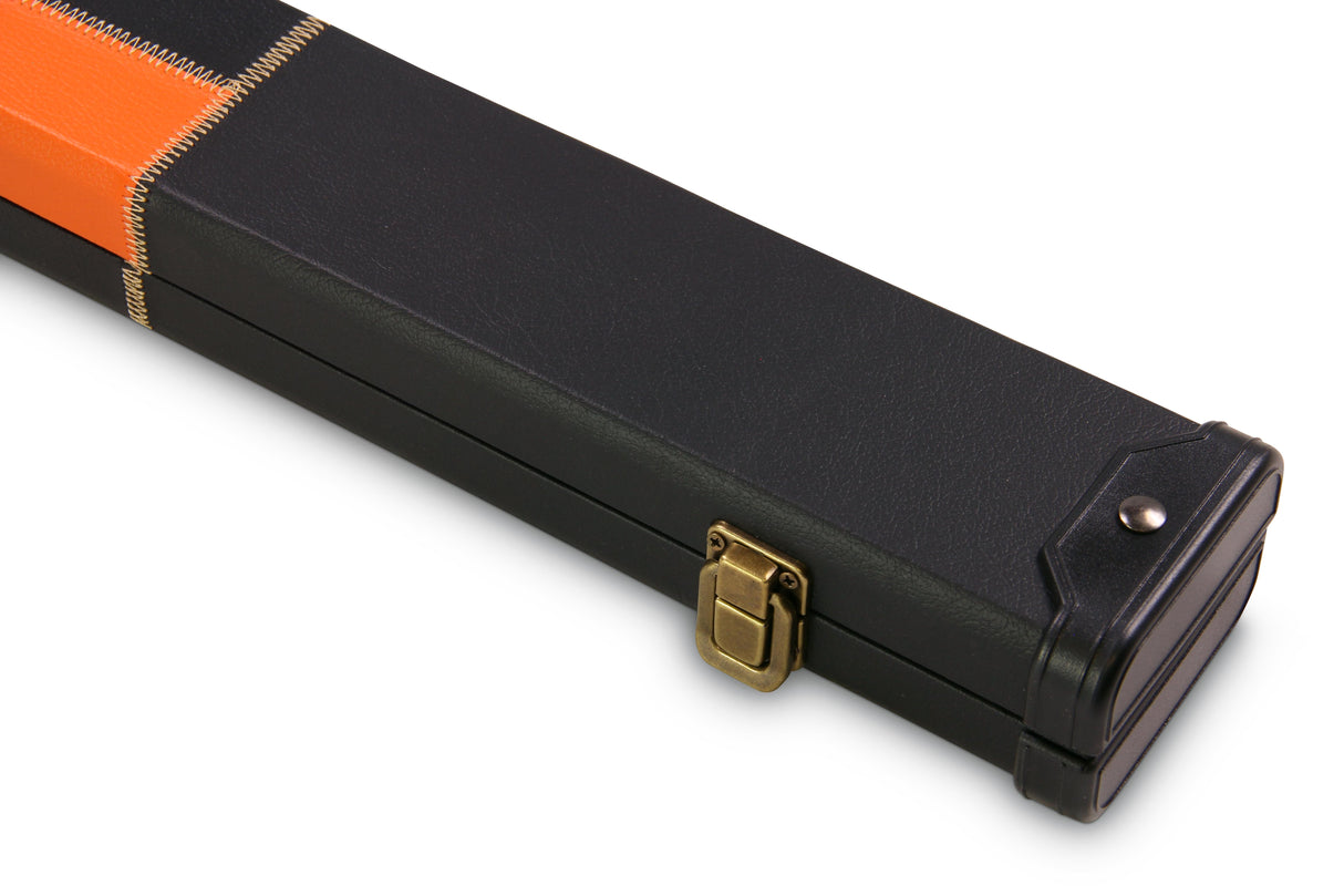 Deluxe 3/4 CHEQUERED Cue Case with Plastic Ends and Horizontal Chalk Compartment