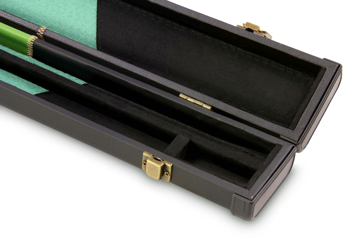Deluxe 3/4 CHEQUERED Cue Case with Plastic Ends and Horizontal Chalk Compartment