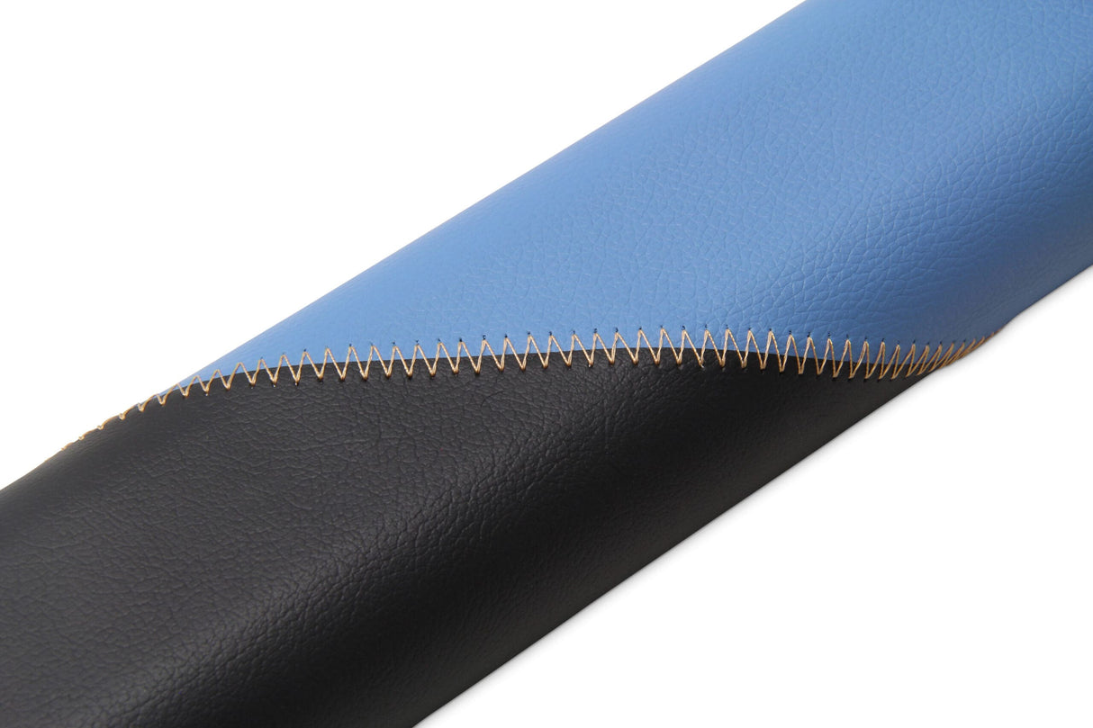 Jonny 8 Ball Two Tone Oval Pool Cue Case - Holds One 2 Piece Cue + Accessories