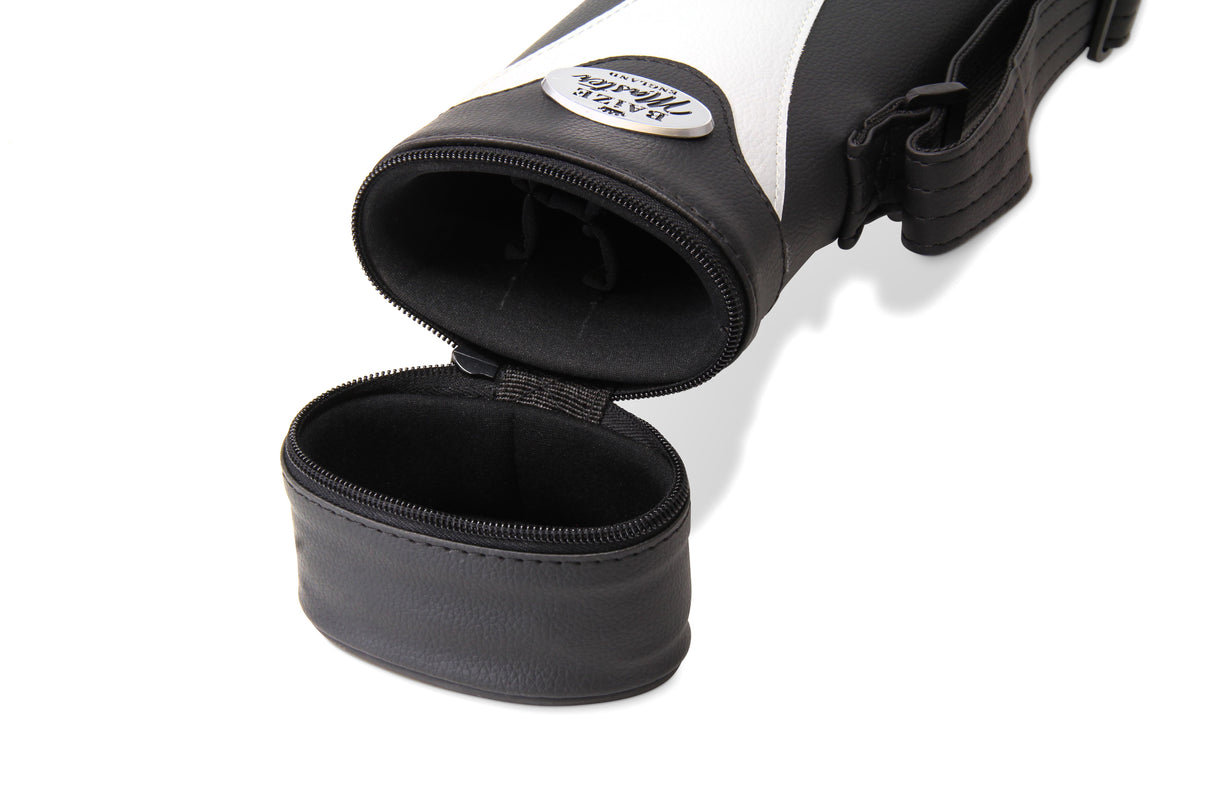 Baize Master STRIPE Oval QUAD Snooker Pool Cue Case - Holds Two 2 Piece Cues