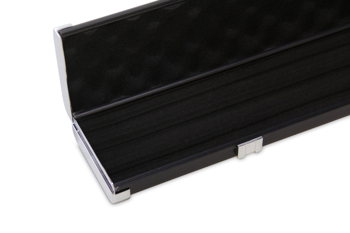 Baize Master 3/4 Black Luxury Snooker Pool Cue Case - Holds Two 3/4 Joint Cues