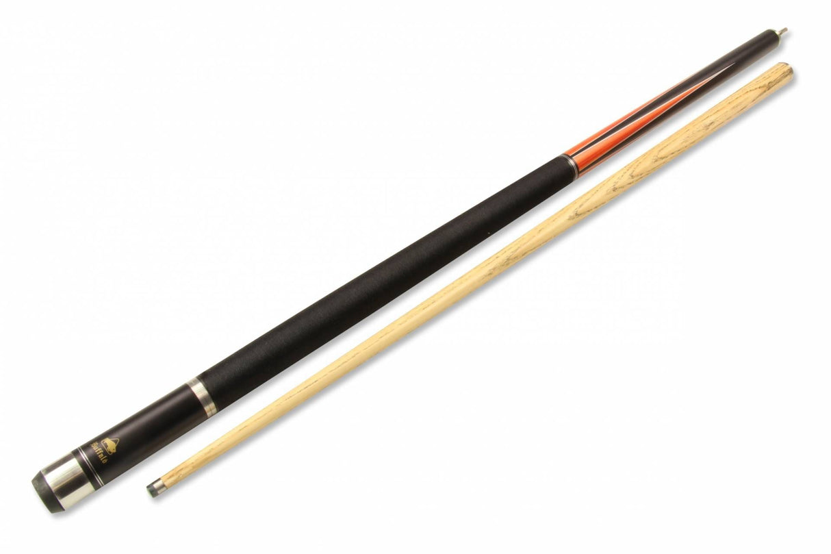 Buffalo 58 Inch SUGAR 3pc Matching Ash Grain English Pool Cue - 8.5mm Tip