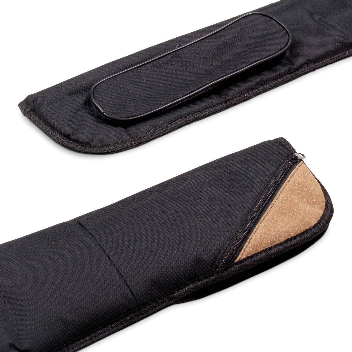 Deluxe FLASH Snooker Pool Cue Soft Case for 2 Piece Cue & Mini Extension