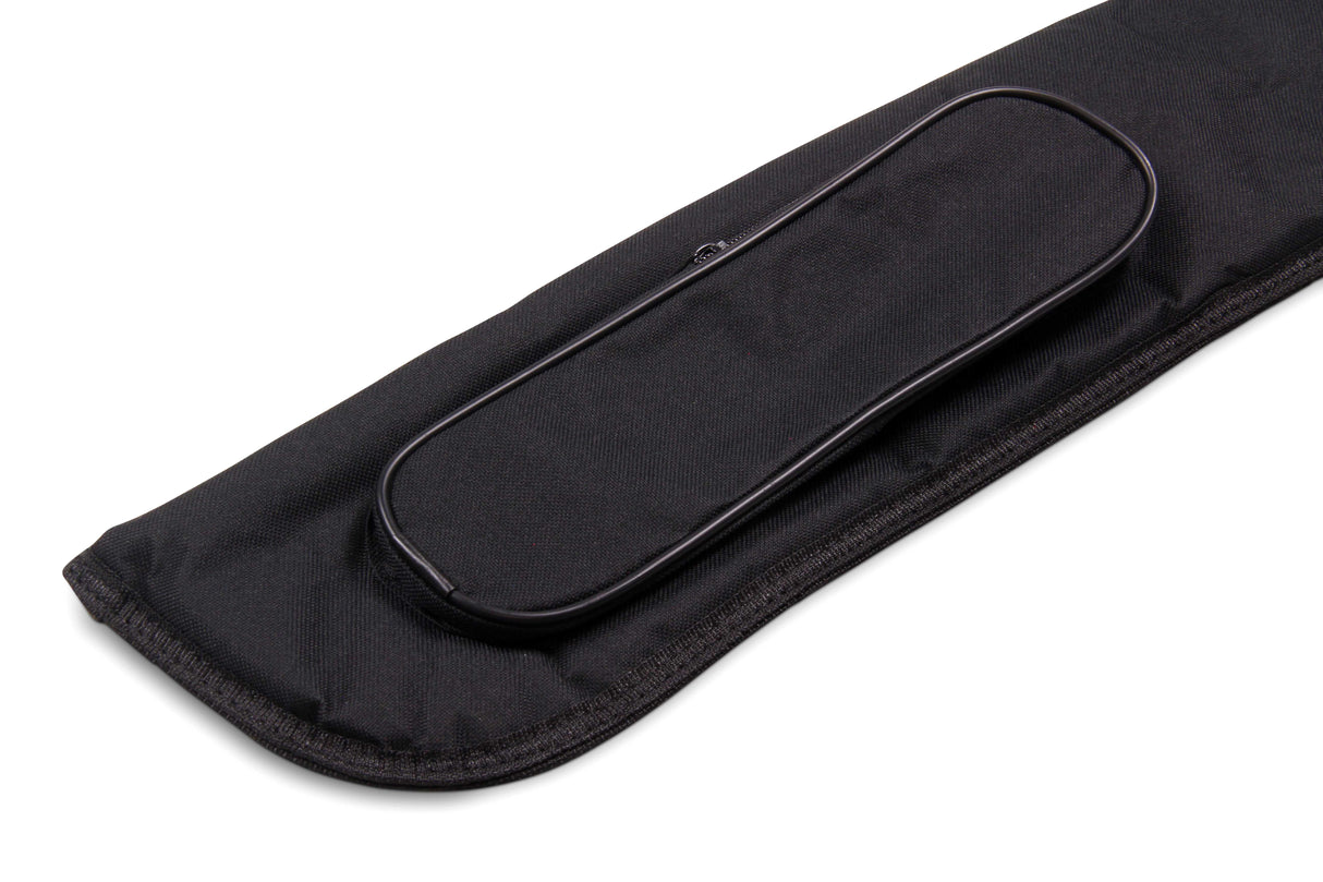 Deluxe FLASH Snooker Pool Cue Soft Case for 2 Piece Cue & Mini Extension