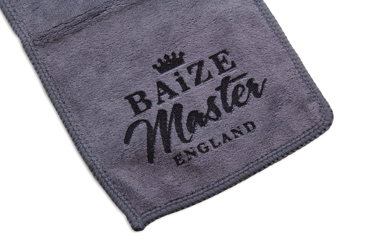 Baize Master Grey Microfibre Snooker Pool Cue Towel