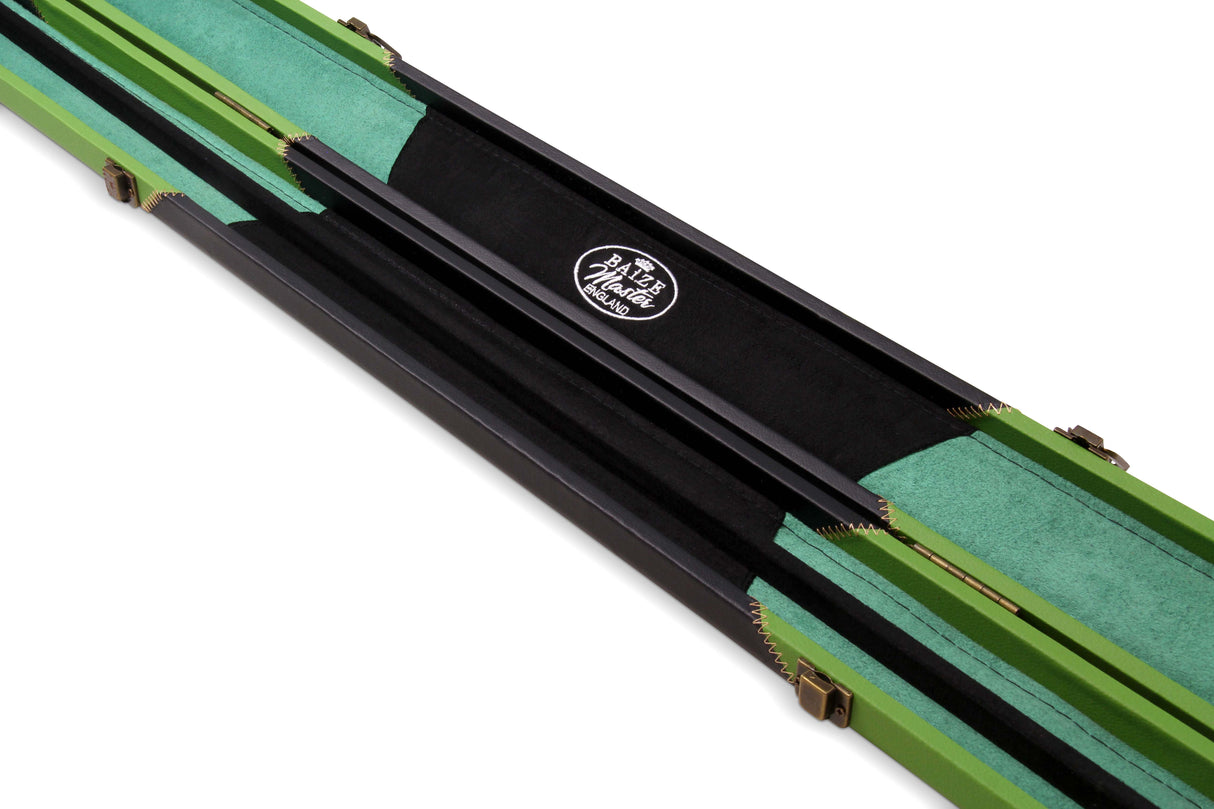 Baize Master 1 Piece ARROW Snooker Pool Cue Case with Plastic Ends - Holds 2 Cues