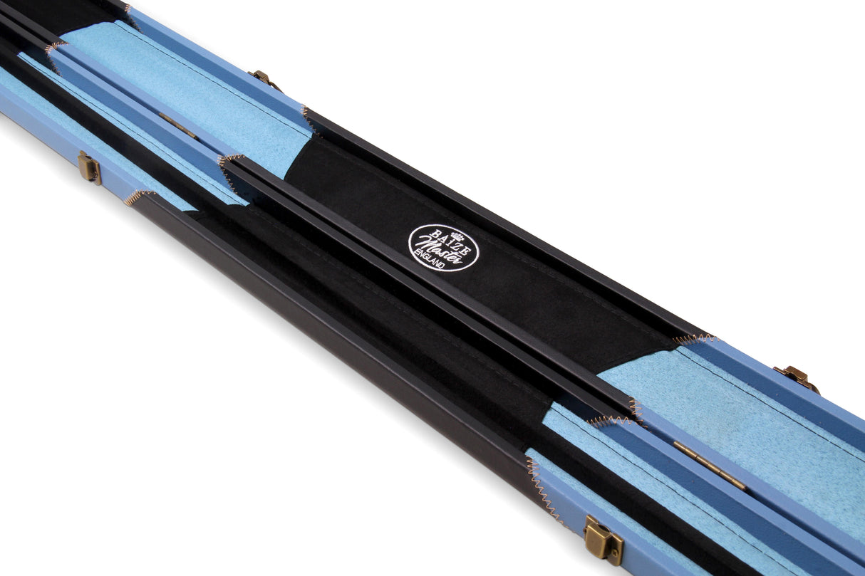 Baize Master 1 Piece ARROW Snooker Pool Cue Case with Plastic Ends - Holds 2 Cues