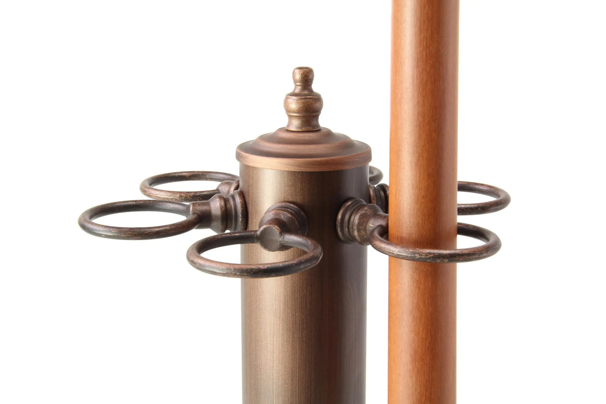 Funky Chalk Freestanding COMPACT Metal Pool and Snooker Cue Rack For Up To 6 Cues