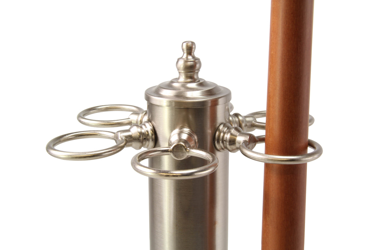 Funky Chalk Freestanding COMPACT Metal Pool and Snooker Cue Rack For Up To 6 Cues