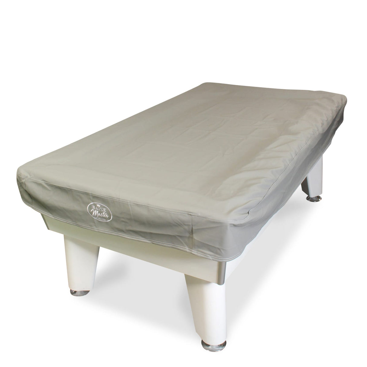 Baize Master Stylish 7ft LUXURY Heavy Duty Leatherette 7ft UK Pool Table Cover - GREY