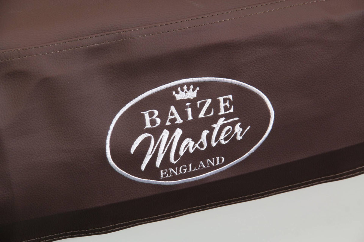 Baize Master Stylish 7ft LUXURY Heavy Duty Leatherette 7ft UK Pool Table Cover - BROWN