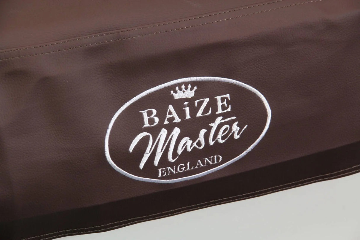 Baize Master Stylish 7ft LUXURY Heavy Duty Leatherette 7ft UK Pool Table Cover - BROWN Baize Master
