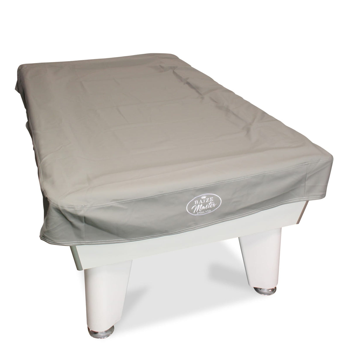 Baize Master Stylish 7ft LUXURY Heavy Duty Leatherette 7ft UK Pool Table Cover - GREY