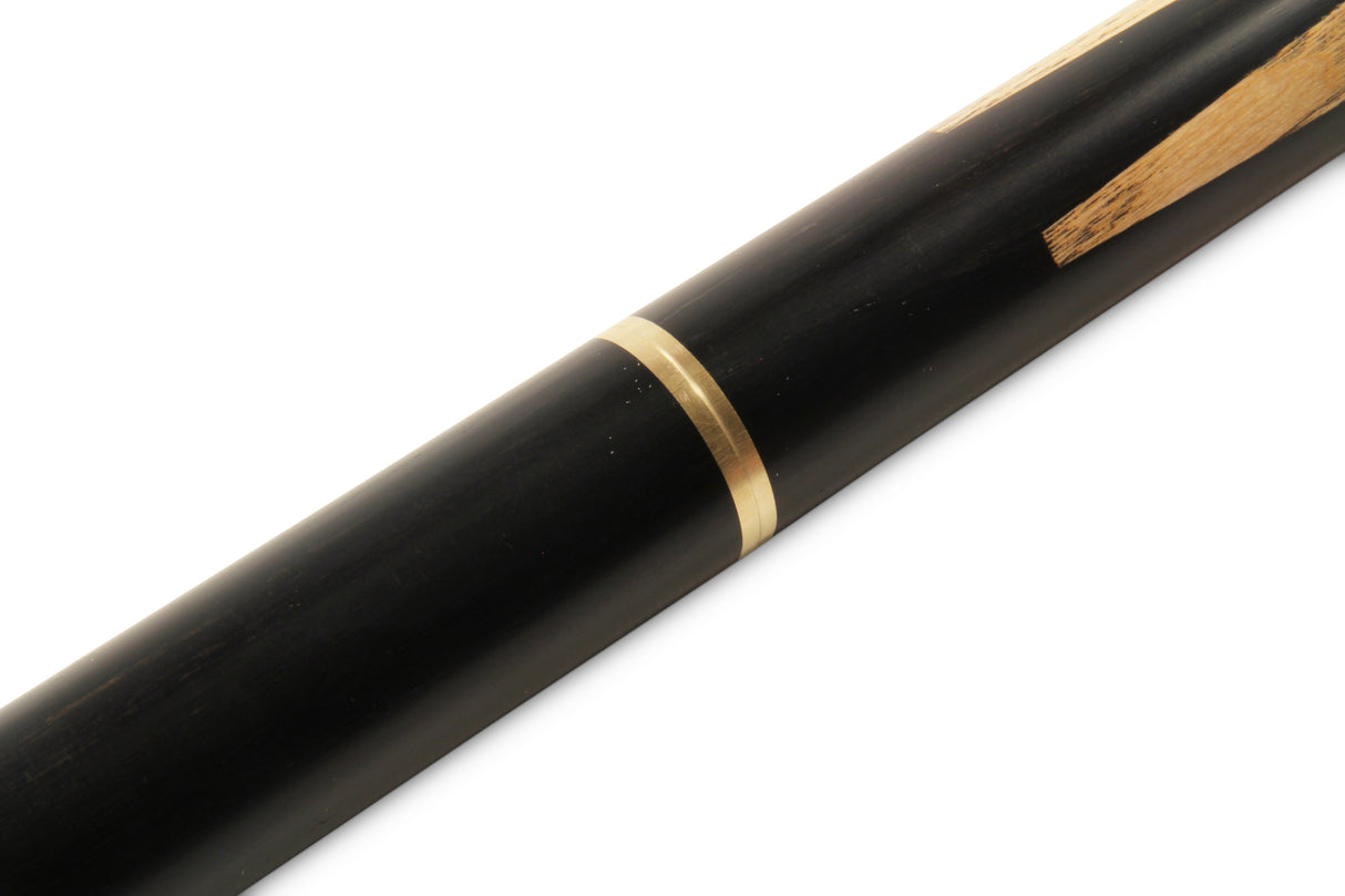 Peradon Century 58 inch 3/4 Joint Snooker and Pool Cue with Ebony Butt and 9.5mm Elkmaster Tip
