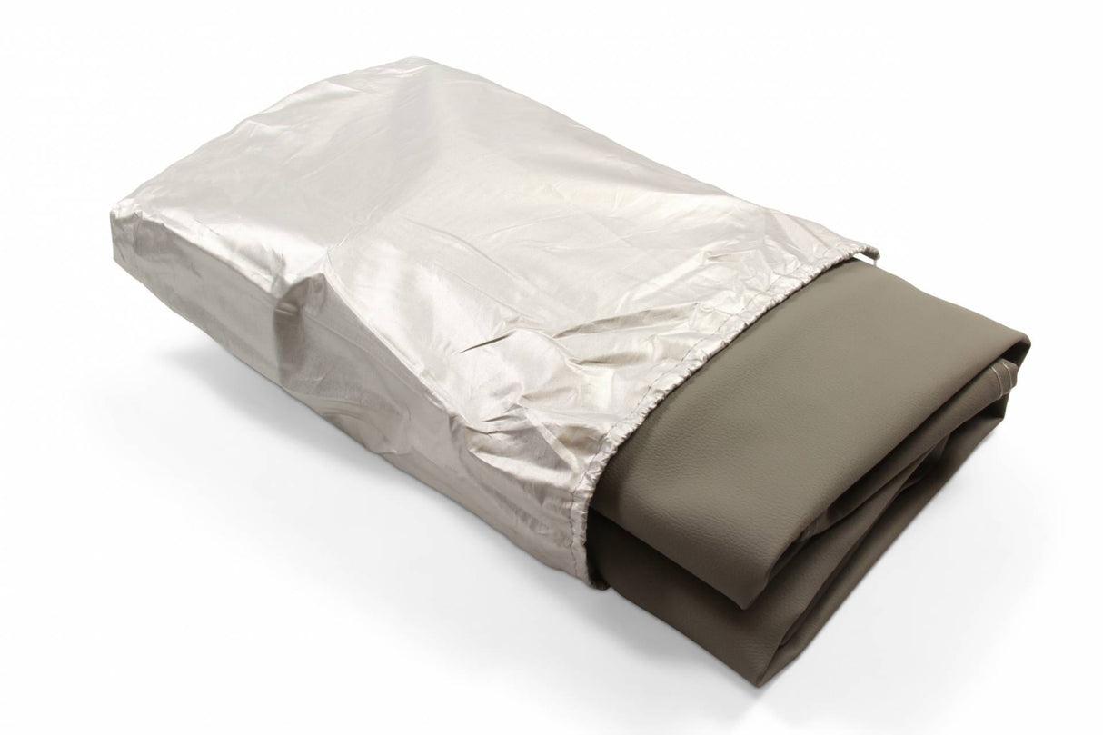 Baize Master Stylish 7ft LUXURY Heavy Duty Leatherette 7ft UK Pool Table Cover - GREY