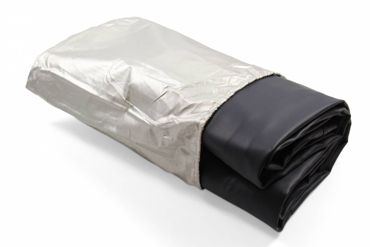 Baize Master Stylish 7ft LUXURY Heavy Duty Leatherette 7ft UK Pool Table Cover - NAVY BLUE