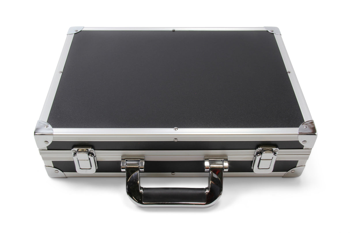 Silver Aluminium Snooker Ball Flight Carry Case - Holds 22 Balls