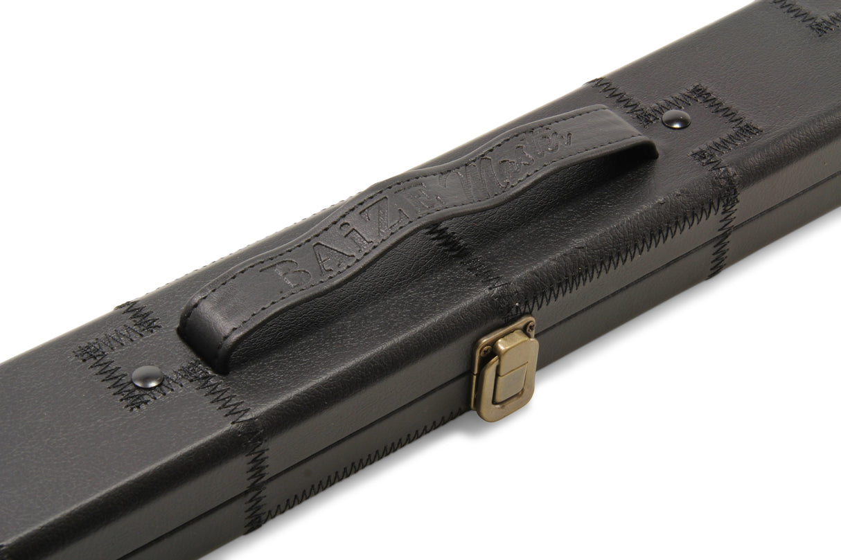 Baize Master 1 Piece PATCH Deluxe Plastic Ends Snooker Pool Cue Case - Holds 2 Cues