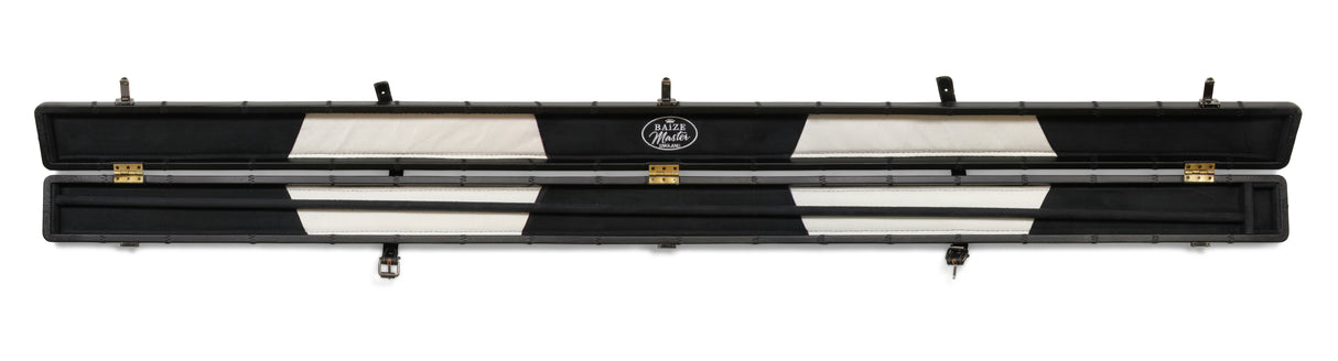 Baize Master 1 Piece PATCH Deluxe Plastic Ends Snooker Pool Cue Case - Holds 2 Cues