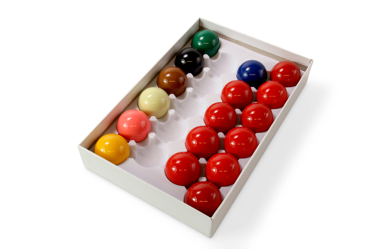 2 Inch (50.8mm) 17 Ball Premium Grade Snooker Ball Set with 10 Reds - Play Snooker on Your Pool Table