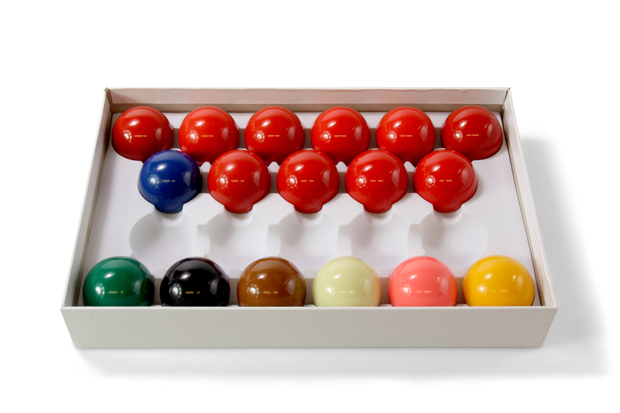 2 Inch (50.8mm) 17 Ball Premium Grade Snooker Ball Set with 10 Reds - Play Snooker on Your Pool Table