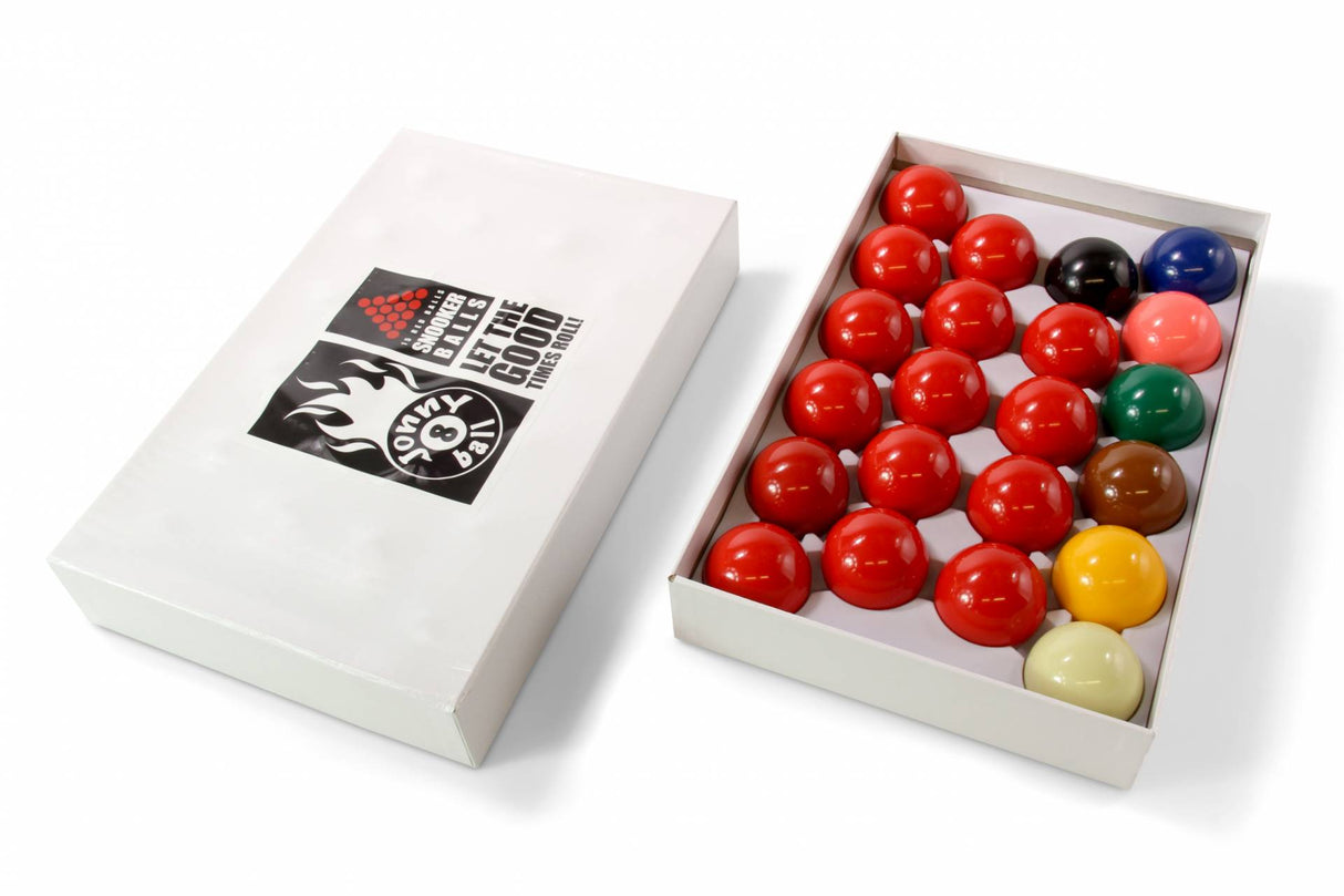 Jonny 8 Ball 2 Inch (50.8mm) Standard Quality 22 Ball Snooker Set with 15 Red Balls