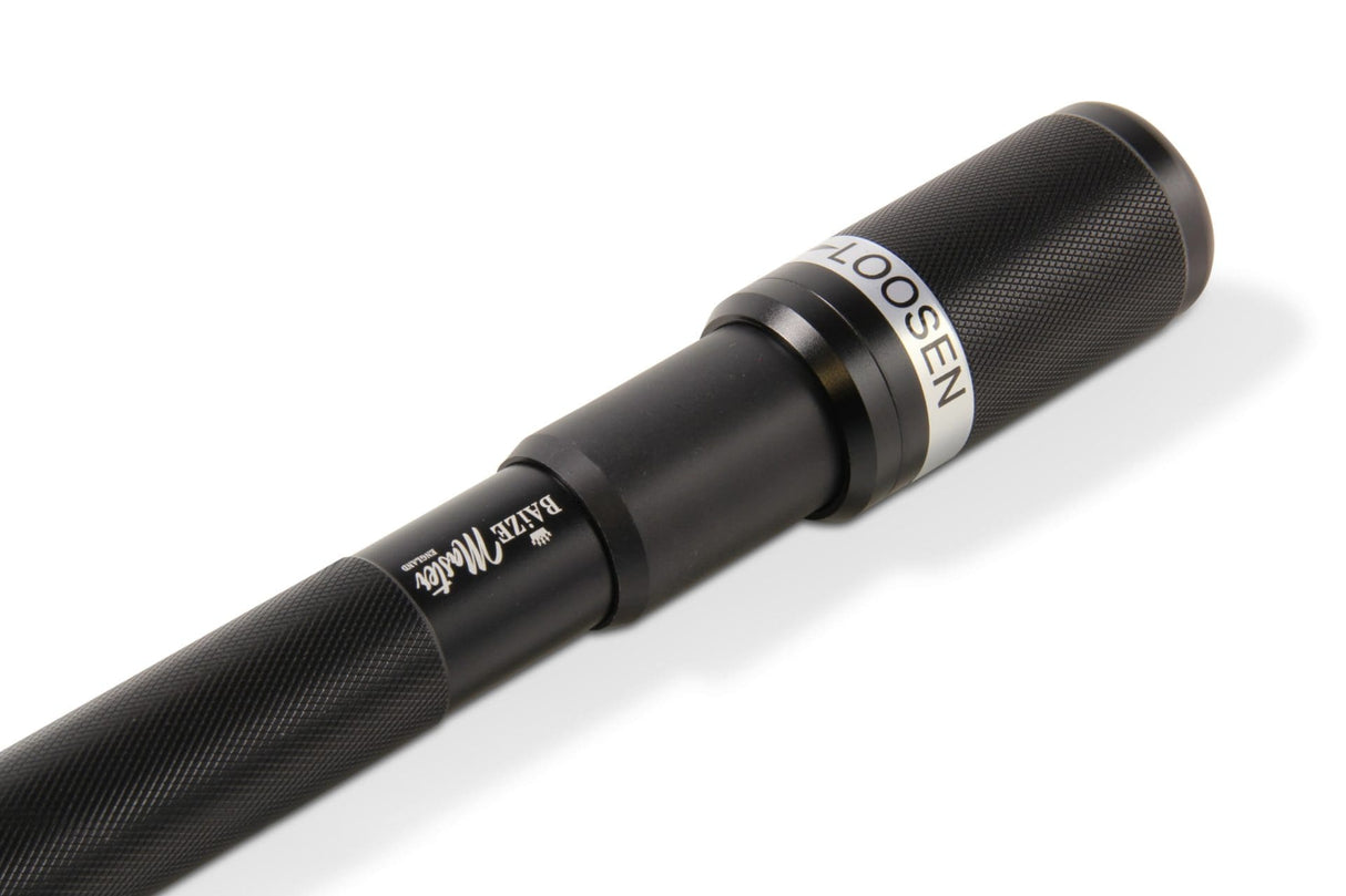 Baize Master BLACK MINI Flash Light Metal Push On Extension for American Pool Cues