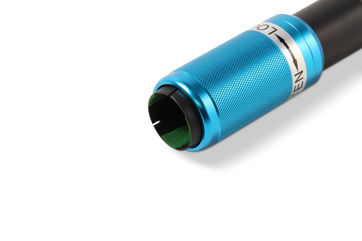 Baize Master BLUE MINI Flash Light Metal Push On Extension for American Pool Cues