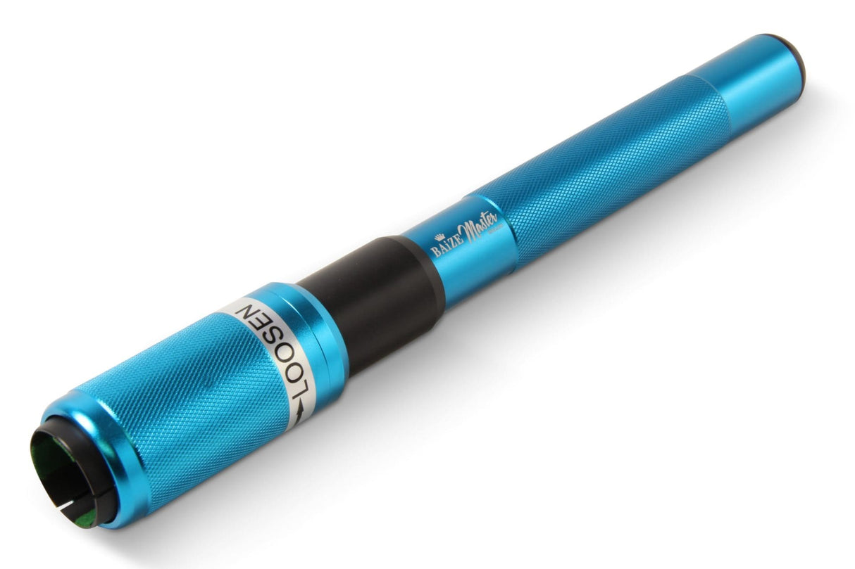 Baize Master BLUE MINI Flash Light Metal Push On Extension for American Pool Cues
