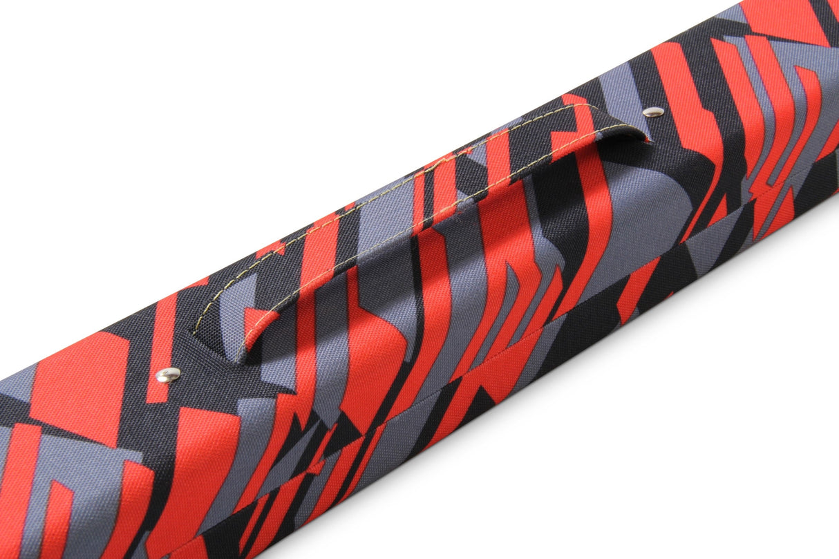 POSTMODERN 1 Piece Hard Snooker Pool Cue Case with Tough Plastic Ends - Holds 2 Cues Cue & Case