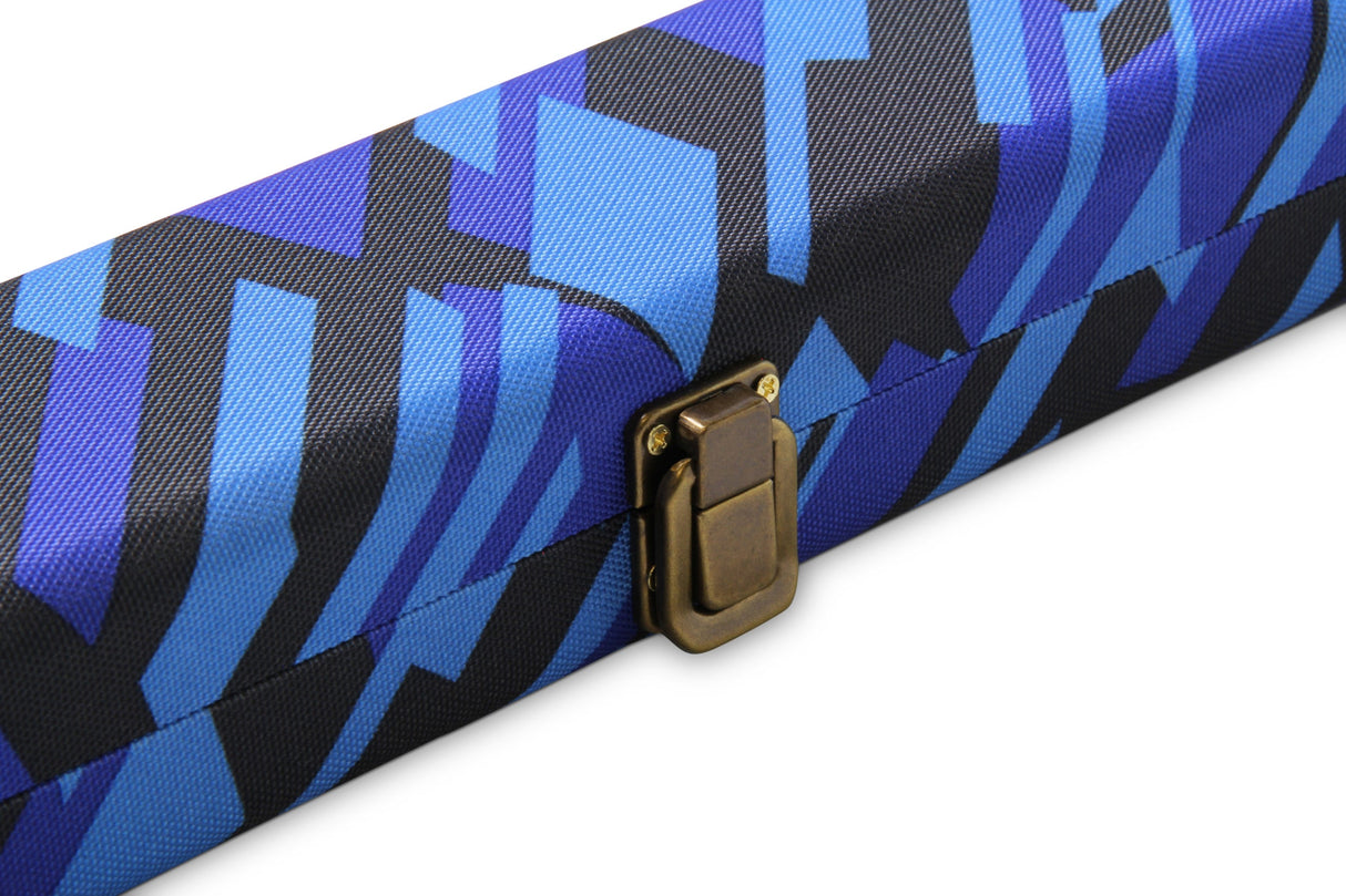 POSTMODERN 1 Piece Hard Snooker Pool Cue Case with Tough Plastic Ends - Holds 2 Cues Cue & Case